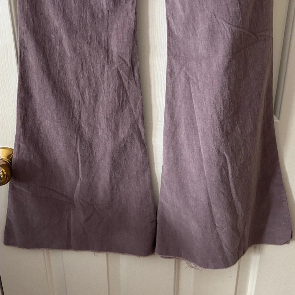 Purple Flare Leg Pants - Picture 4 of 4